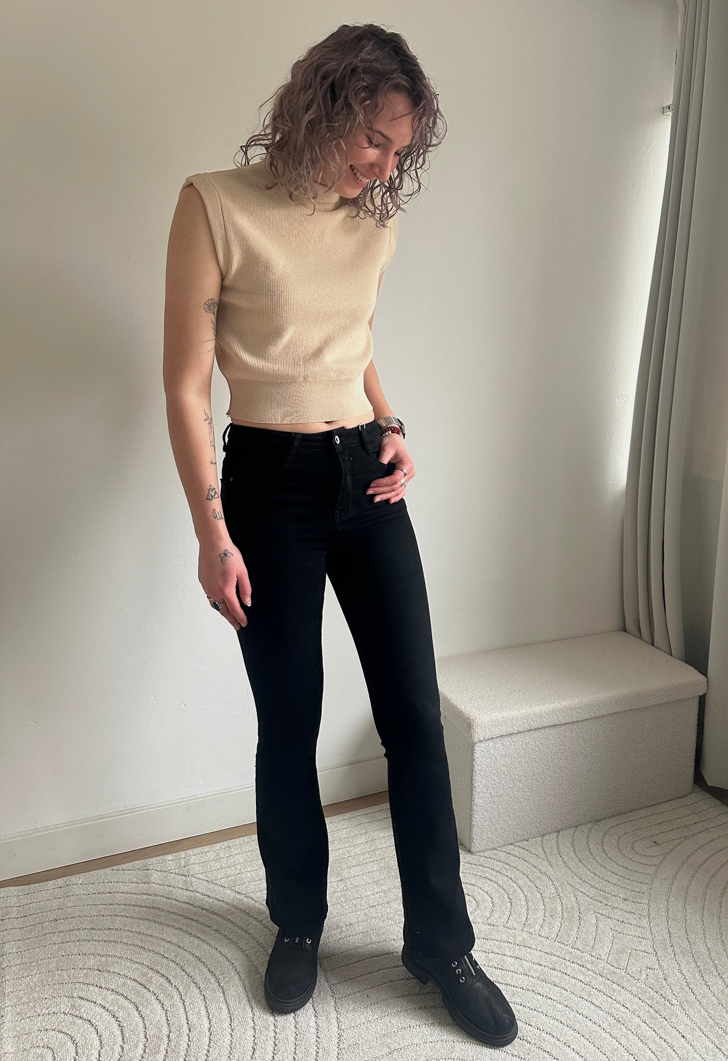 Mara top beige