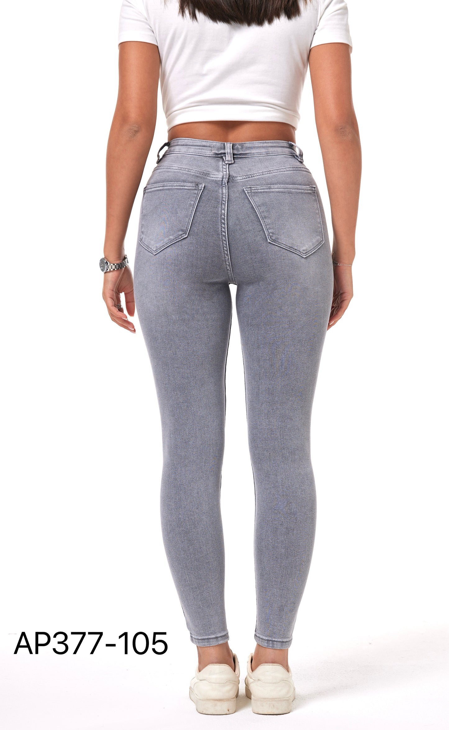 Doris skinny jeans grey