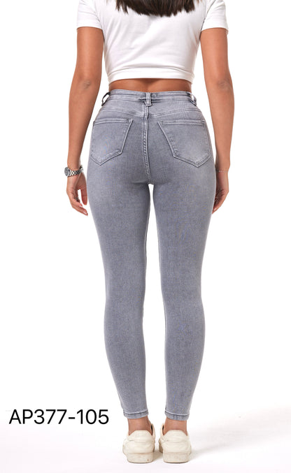 Doris skinny jeans grey