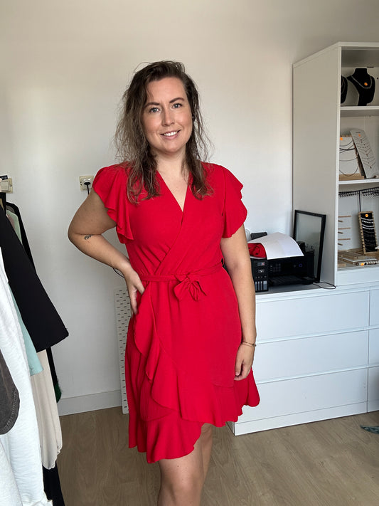 Summer dress red