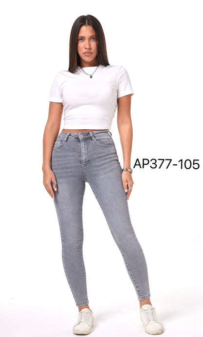Doris skinny jeans grey