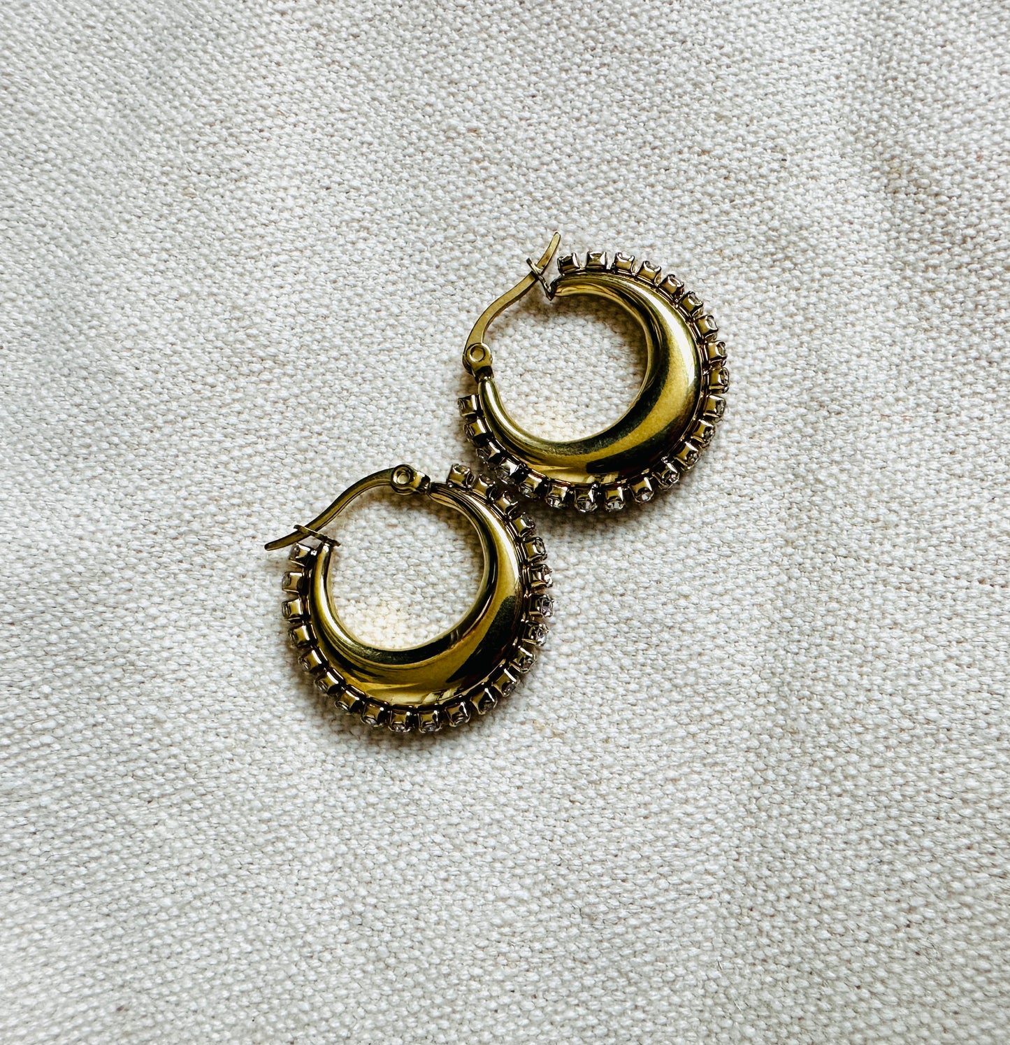 Sofie strass hoops