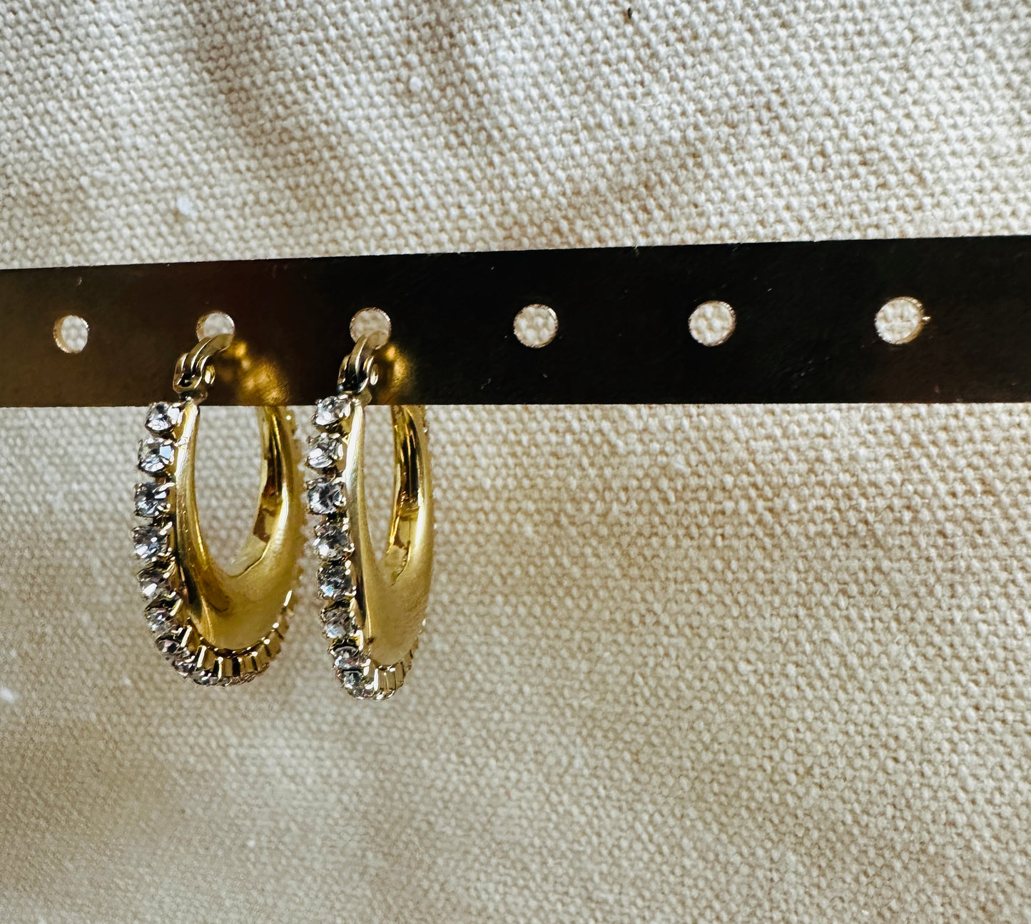 Sofie strass hoops