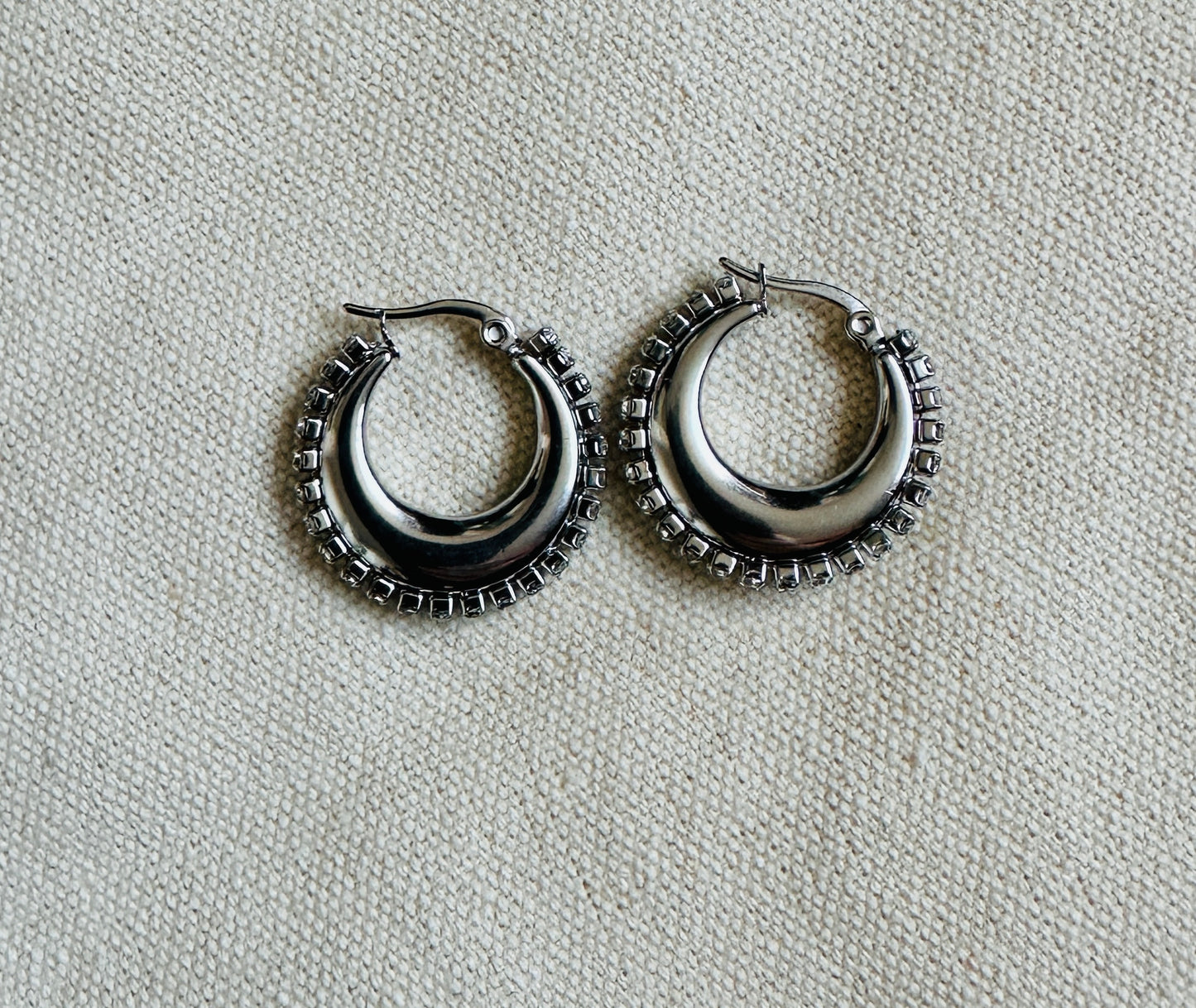 Sofie strass hoops