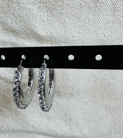 Sofie strass hoops